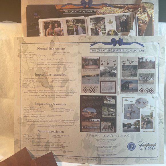 Creative Memories Natural Impressions 10X 12 Scrapbook Kit 2005 - Picture 1 of 5